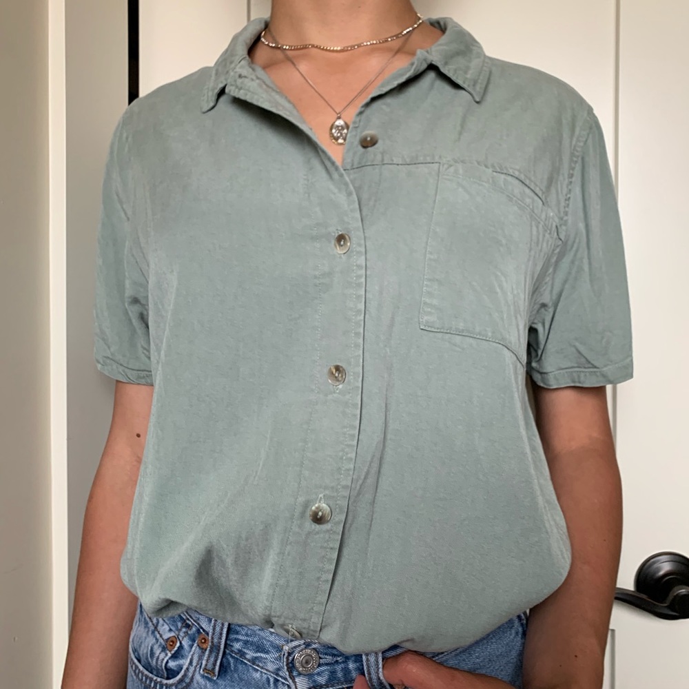 Vintage button down blouse